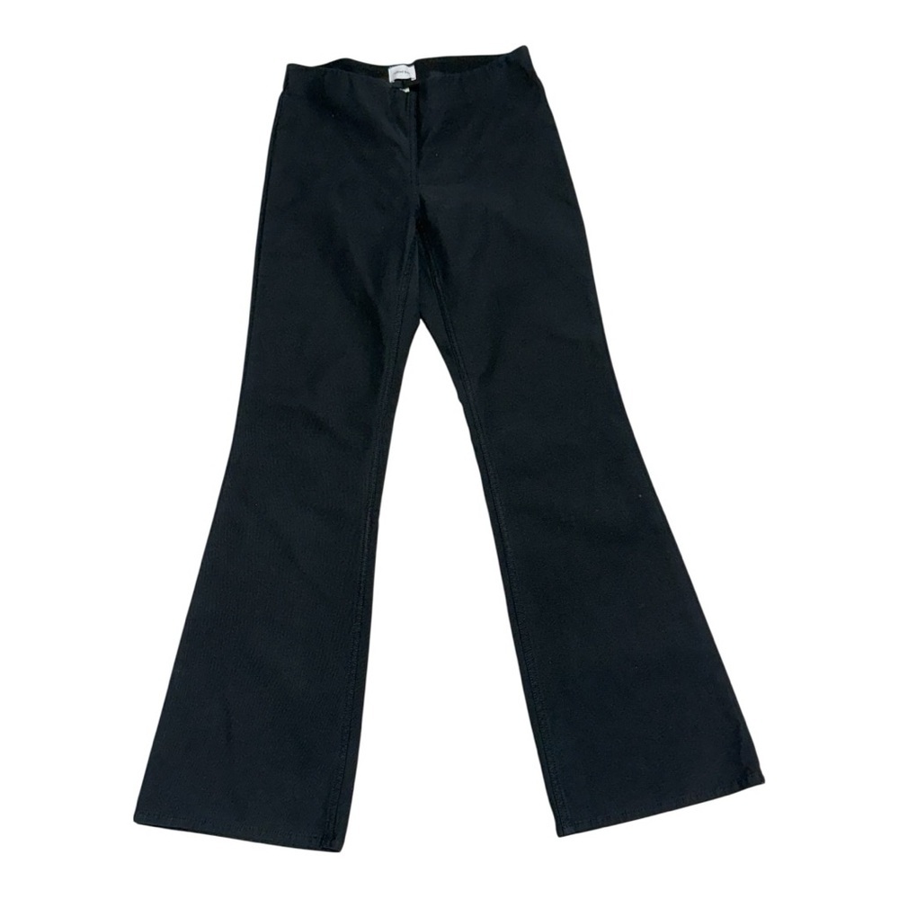 Wilfred‎ Free Aritzia Black Flare Pants Size 2 Cotton Lyocell Stretch Bootcut